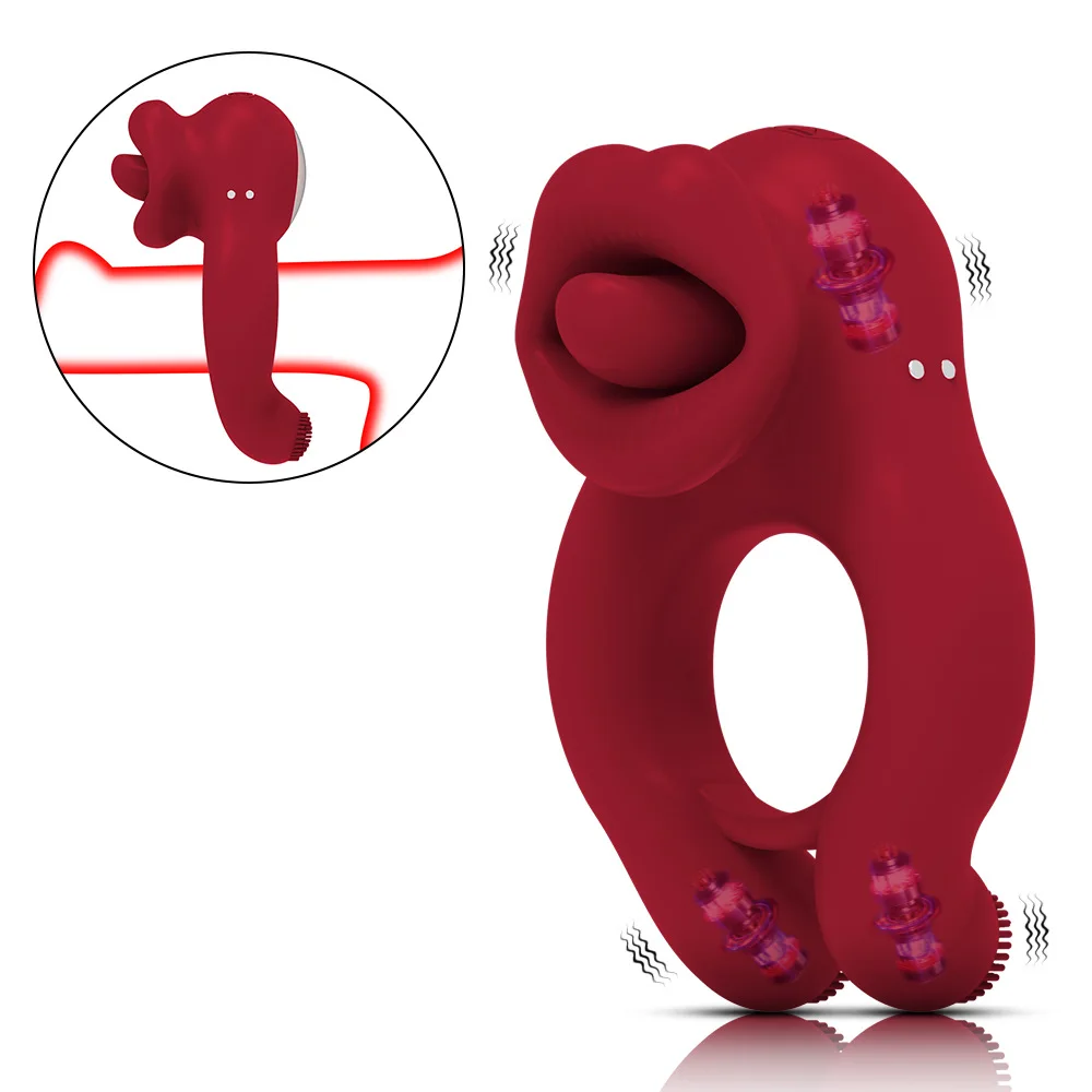 Anneau de pénis, gode vibrant, jouet sexuel pour couple, anneau vibrant, jouets sexuels pour femme, vibrateurs linguaux, anneau de pénis pour homme