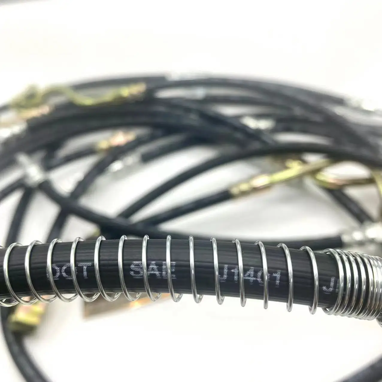 Stainless Steel Braided Brake Lines Sae J1401 Dot Certified Rubber