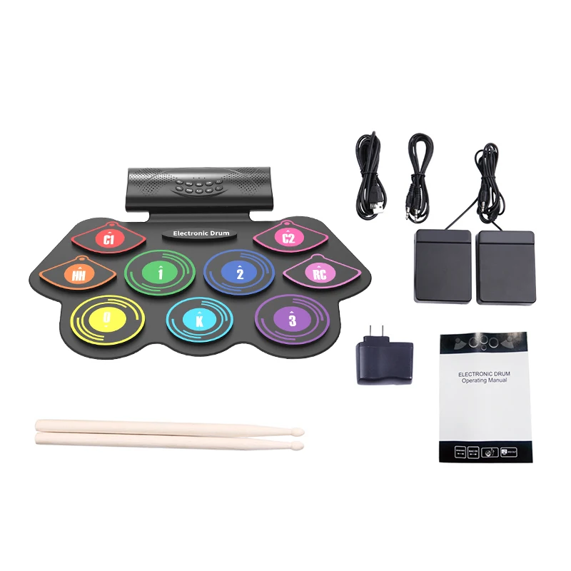 Wholesale Percussion Roll up Drum Kit - Electronic Drum Set