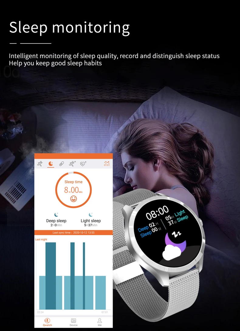 Q9L Newest Custom Logo Smart Watch IP67 Waterproof Circle Touchscreen Sport Heart Rate Monitor Smartwatch OEM(6).jpg