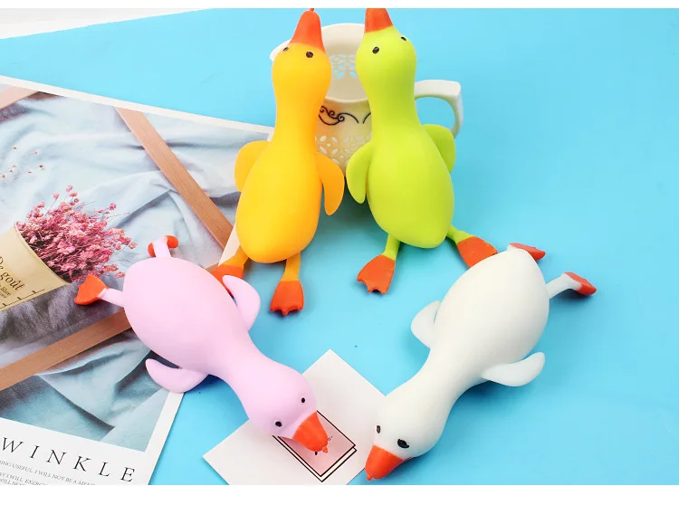 Cartoon Cute Ducks Squishies Squishy Anti-stress Slow Mochi Rising ...