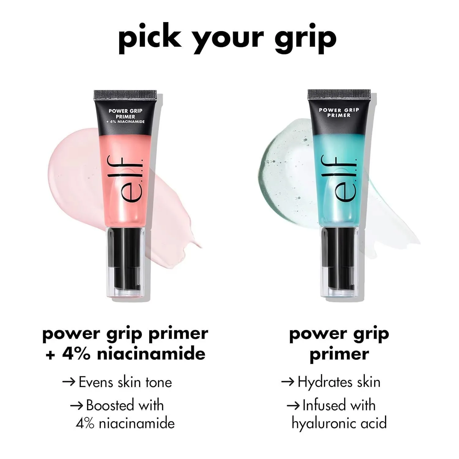 Elff 24ml Power Grip Primer Gel-Based Face Primer for Smoothing Skin Gripping Makeup Face Primer