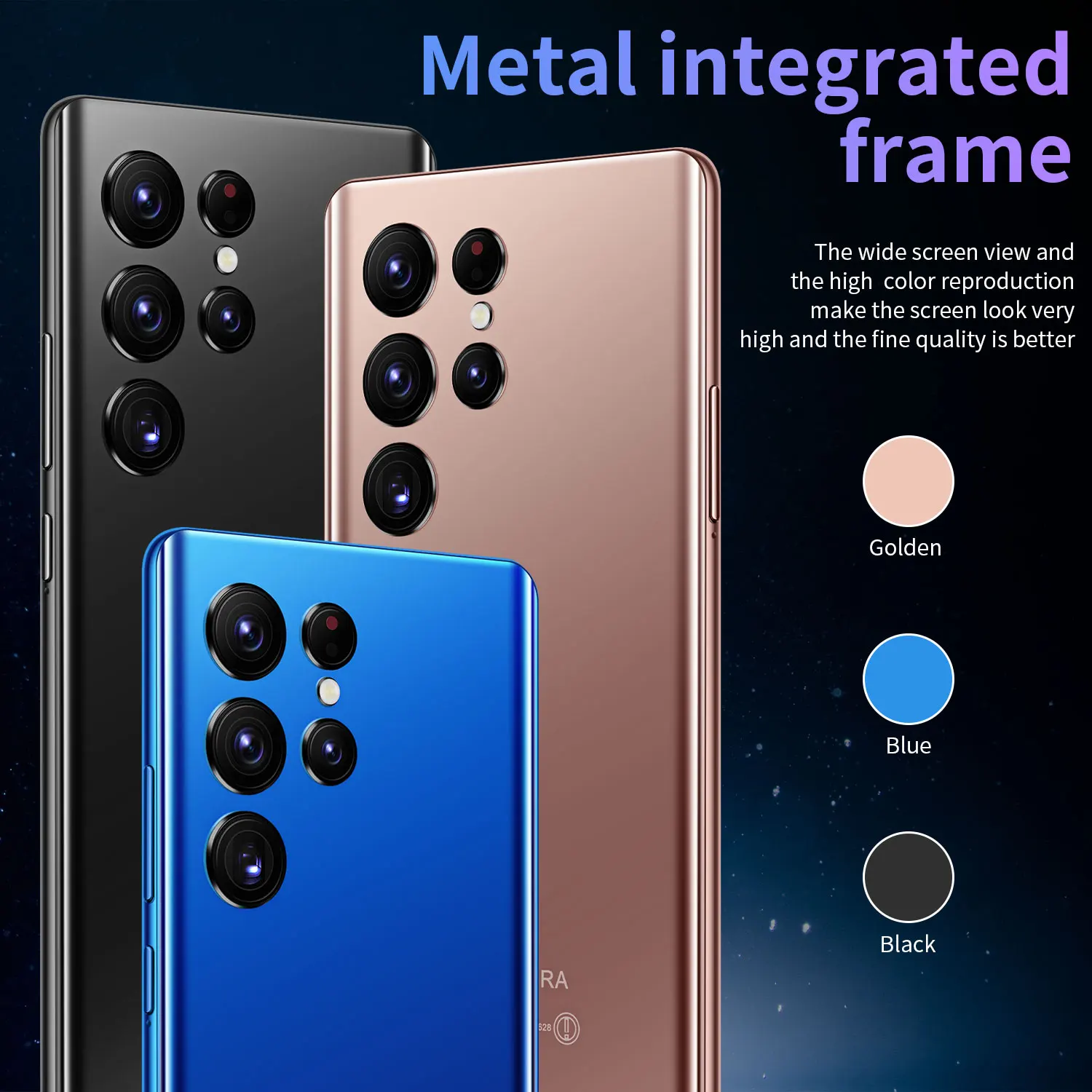 Hot Selling S22 Ultra 16gb 512gb Unlock Gaming Cellphones 4g 5g Android Smartphone Wireless 