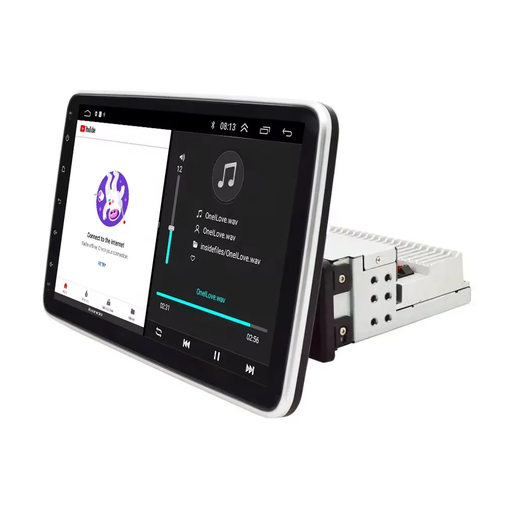Android Navigation Double Din 10 "universal Machine 180 Degrees Rotating Car Stereo Carplay Gps Car Navigator