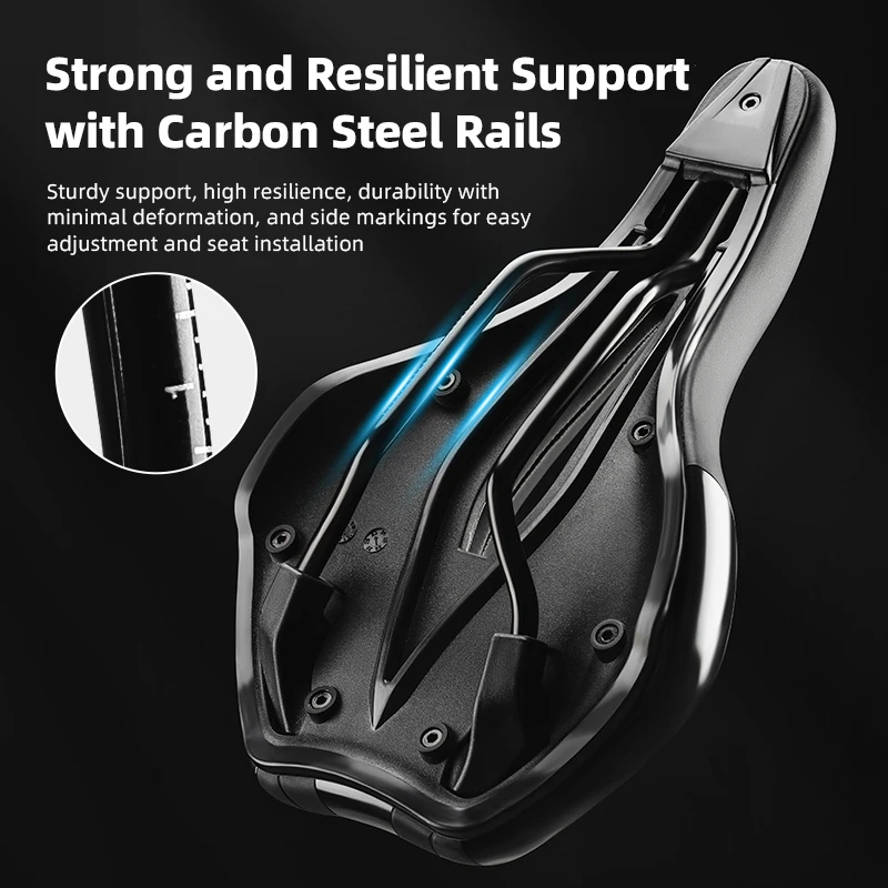 ROCKBROS sella per bicicletta morbida bici accessori ciclo sedile anteriore  cavo traspirante cuscino per bicicletta