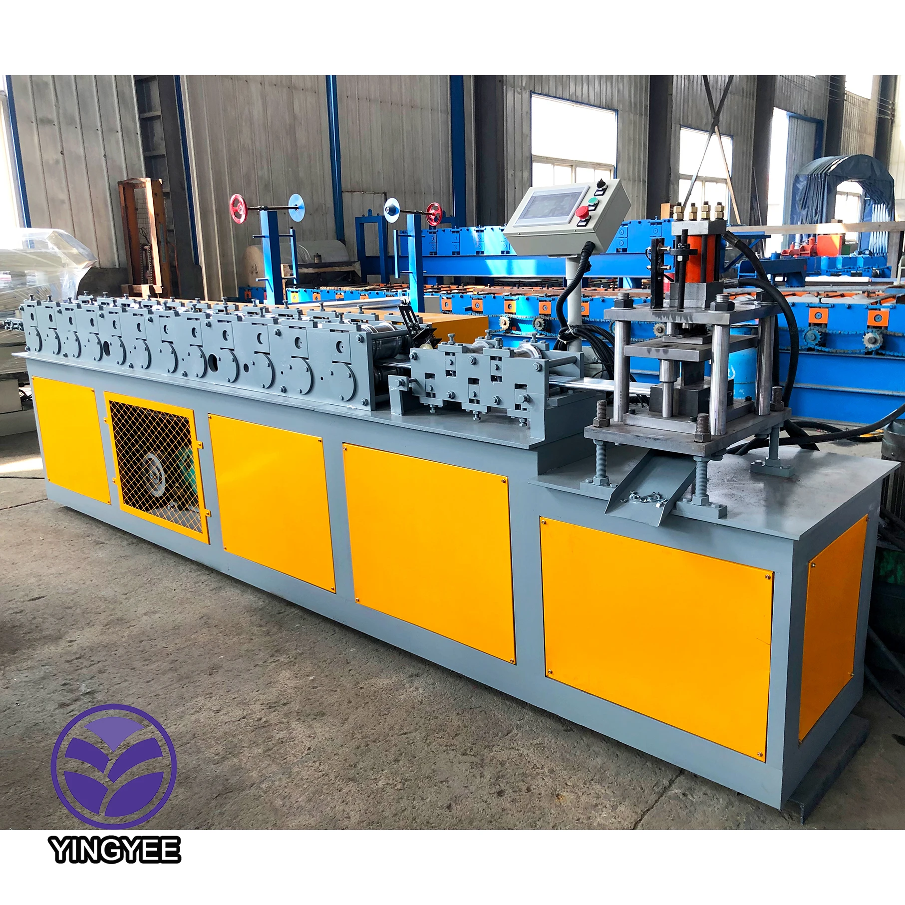 Roller shutter door roll forming machine