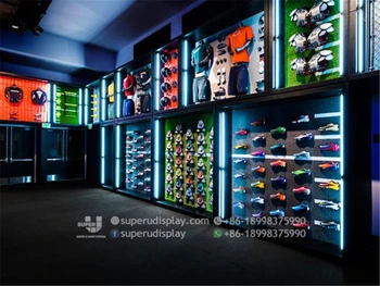 Source Small Sports Store Layouts Design Shoes Display Shelf Free