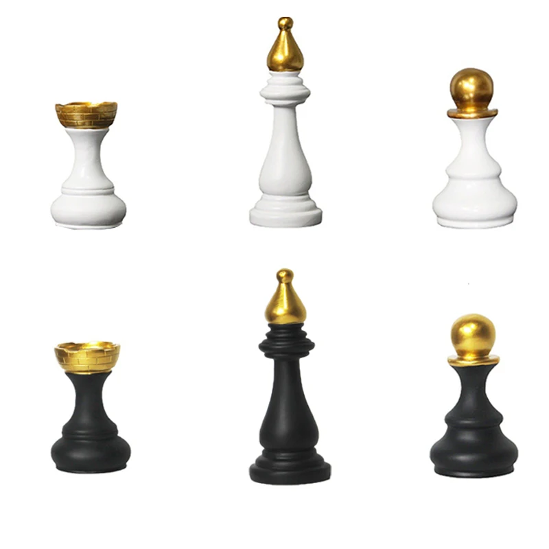 Complete set of chess pieces by Microvector on @creativemarket