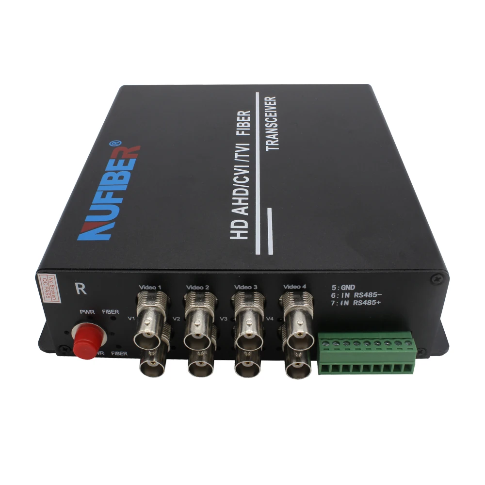 8-Channel Coaxial Video Multiplexer CCTV Camera Monitoring Fiber Optic Equipment for IP Network 20km Distance