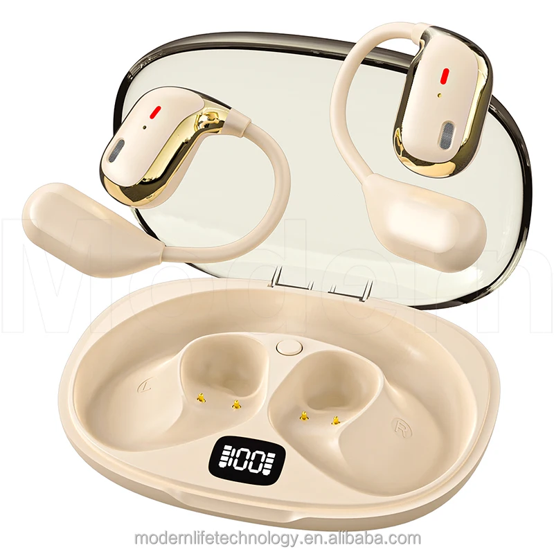 JM15 Wireless 5.4 Sports Earphones with Intelligent Power Display