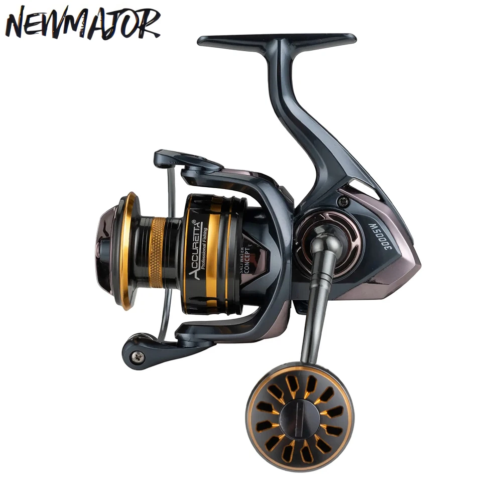 NEWMAJOR 1000-6000 Right Hand Sea Fishing Reels Spinning 7-10kg Capacity 5.2:1/4.7:1 Nylon Body Metal Wire Cup for Lake Stream NEWMAJOR 1000-6000 Right Hand Sea Fishing Reels Spinning 7-10kg Capacity 5.2:1/4.7:1 Nylon Body Metal Wire Cup for Lake Stream