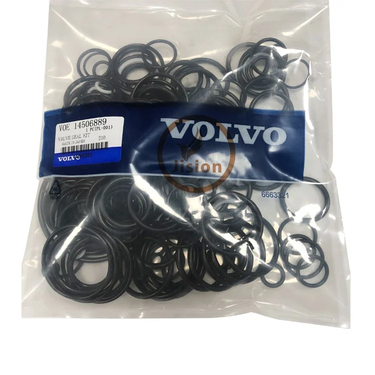 JISION EC240B EC290B EC210B Excavator Control Valve Seal Kit VOE 14506889