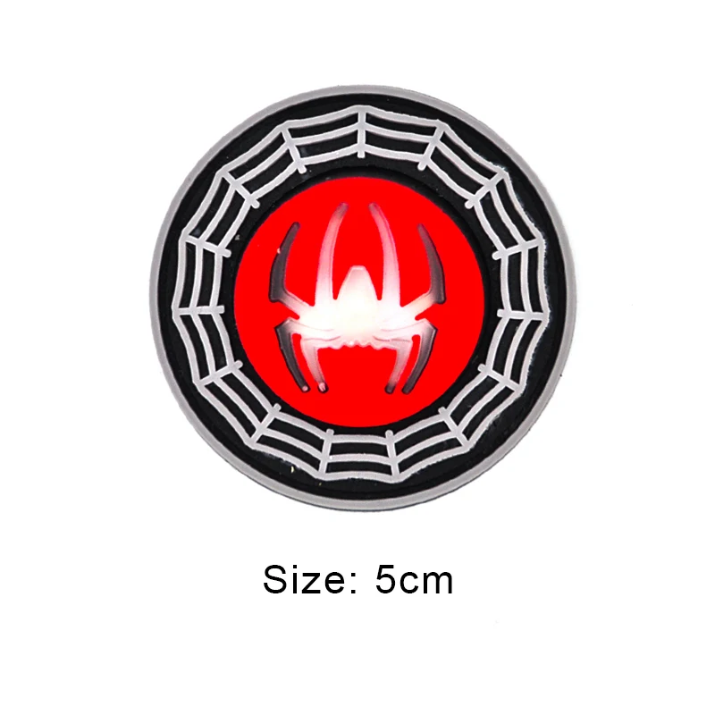 PVC Small MOQ 3D Rubber Cartoon LED Lighting Patch for Garment