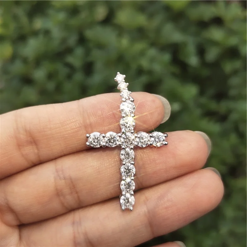 14K Gold Egyptian Ankh Cross Charm Pendant With 1.4mm Round Wheat Chai