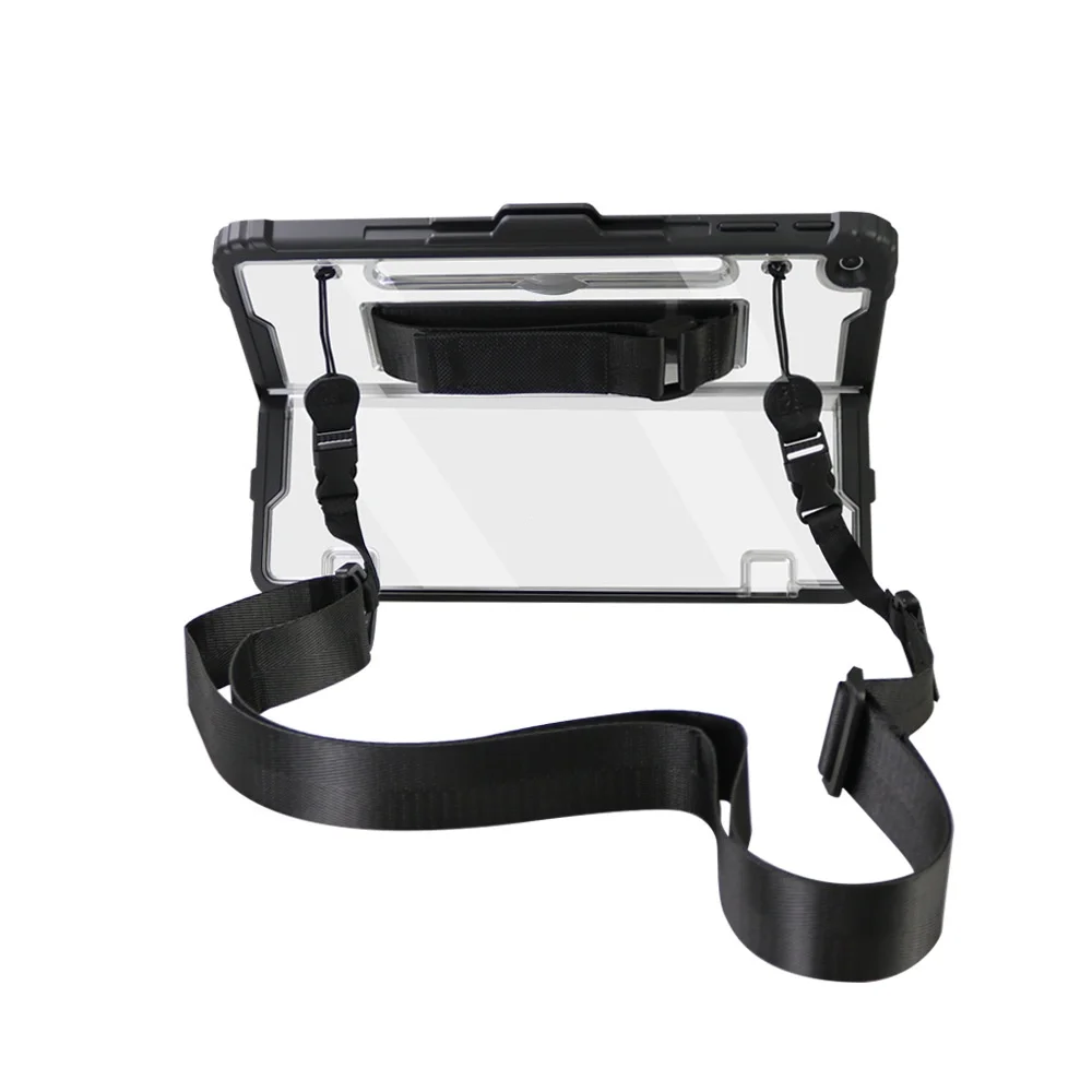 Laudtec Custom Protective Case Shockproof Tablet Cover With Removable Hand Grip Belt Shoulder Strap For Microsoft Surface Pro12