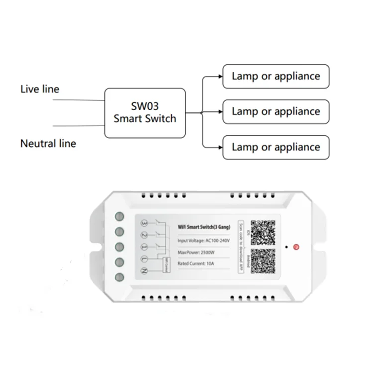 Smart Home Switch Remote Control OEM Fan Dimmer WiFi Light Switch