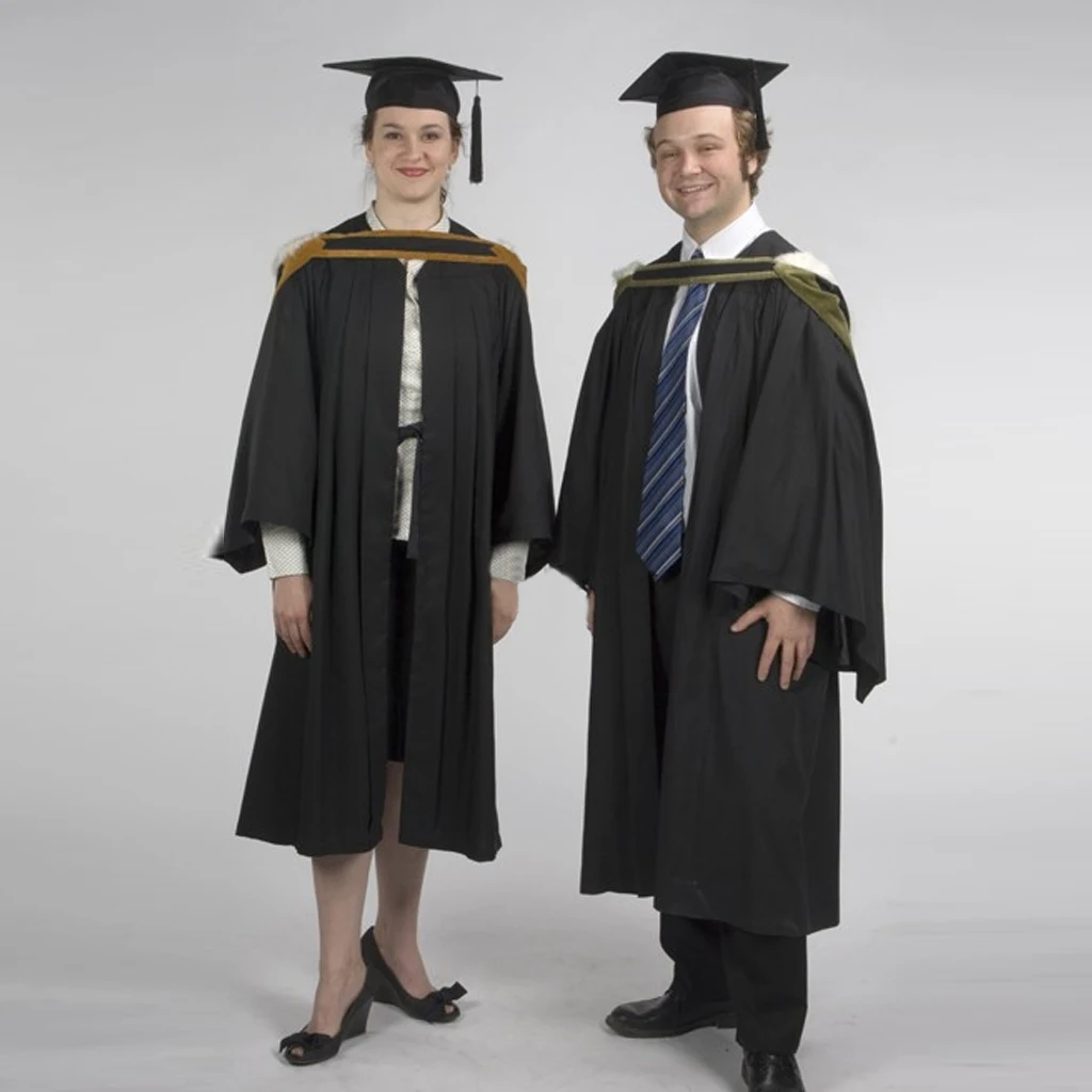 Buy Graduation Cap And Gown Matte Black ...