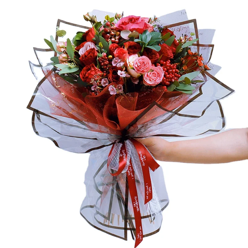 China Biodegradable Flower Bouquet Wrapping Transparent Cellophane Film  Manufacturers, Factory - Customized Biodegradable Flower Bouquet Wrapping  Transparent Cellophane Film Made in China - Yifu