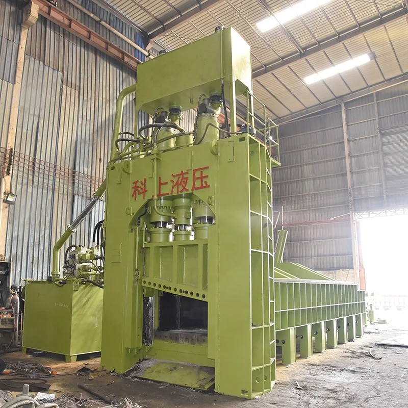 Keshang Y10Y-500T heavy metal hydraulic scrap steel cutting machine CE