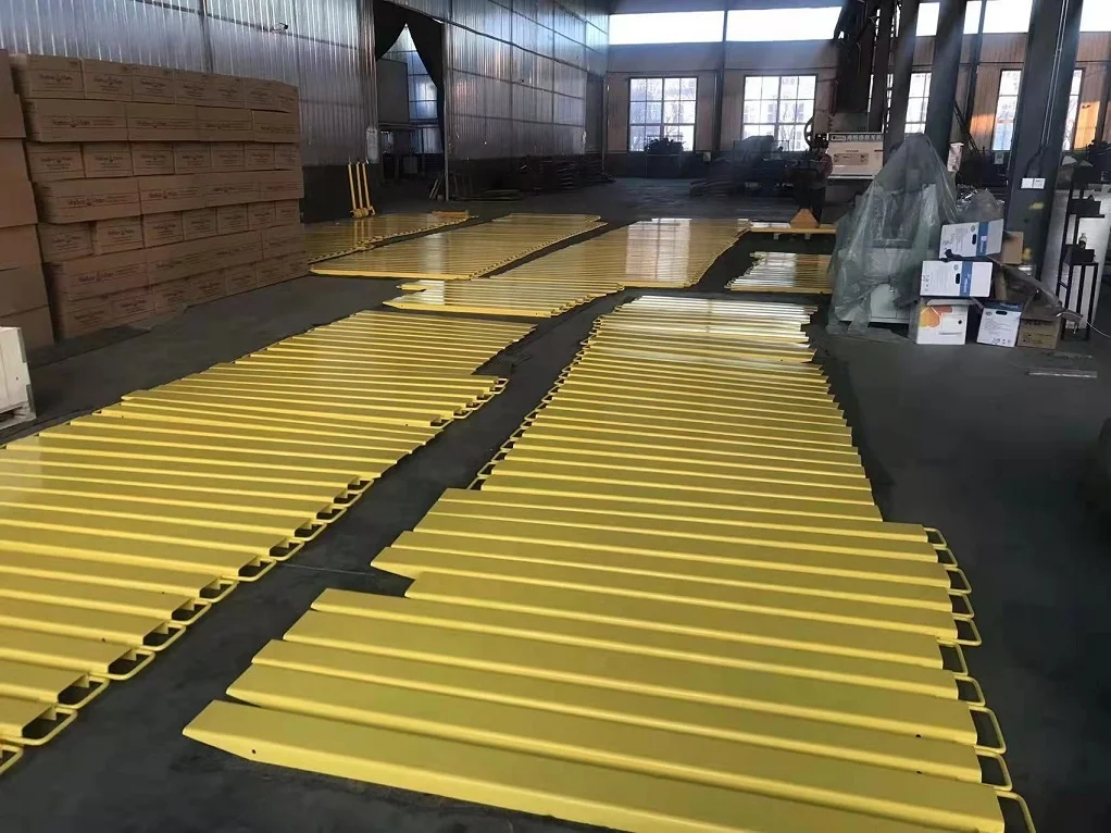 Heavy Duty Yellow Extension Fork Pallet Extensions Forklift Extension