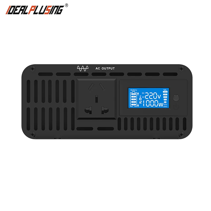 IDEALPLUSING Pure Sine Wave Inverter 12vdc 1000 Watt Inverter with CE Certification Adapt to Multiple Loads