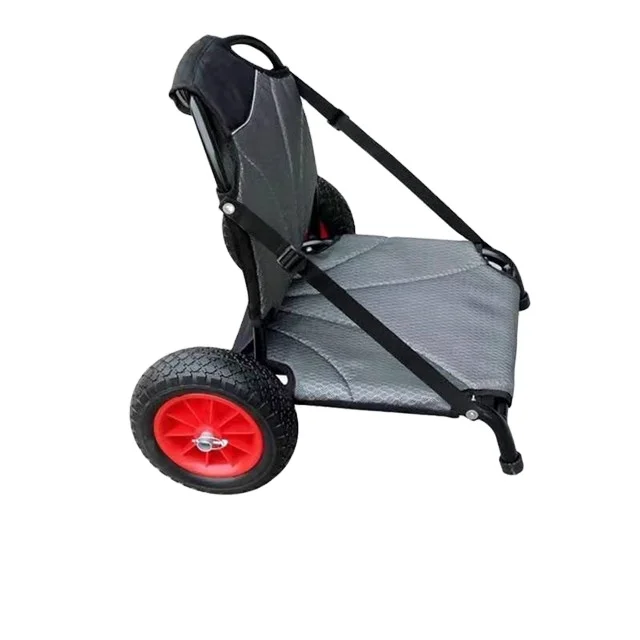 Dual Purpose Inflatable Single Kayak Seat Trolley for Boat Usages on Sale