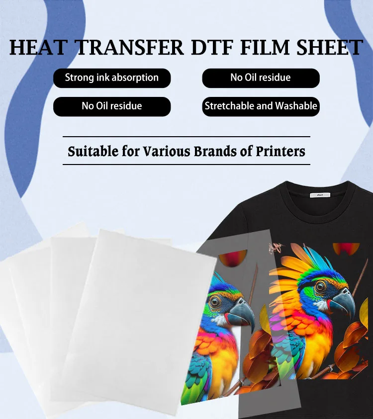 Printable Vinyl Sheets DTF Paper A3 Plus A3+ 13 Inch