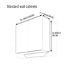 90*85*36 cm Armadietti a muro standard
