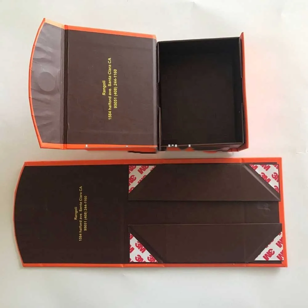 Custom Magnetic Closure Flat Pack Foldable Paper Cardboard Gift Box ...
