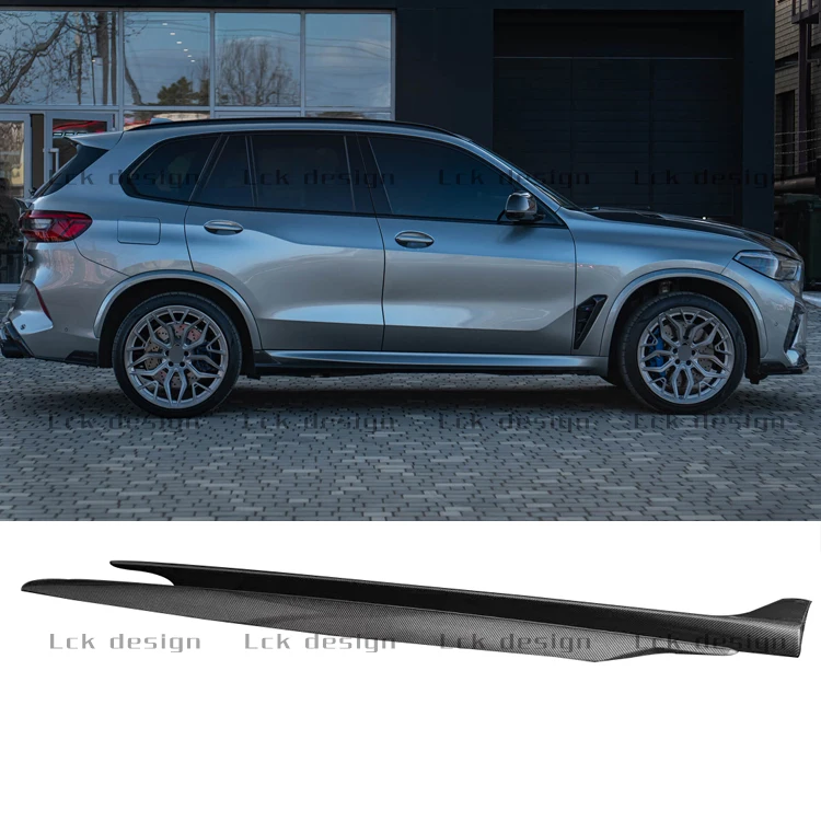 Car Part X5 G05 Engine Hood Aero Kit for BMW F95 X5M Carbon Fiber Body Kit Front Splitter Side Skirt Rear Bumper Diffuser Lip