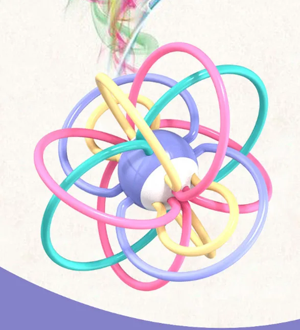 2021 оптовая цена, высококачественный мягкий детский Прорезыватель для зубов для фитнеса, силиконовый жевательный шар