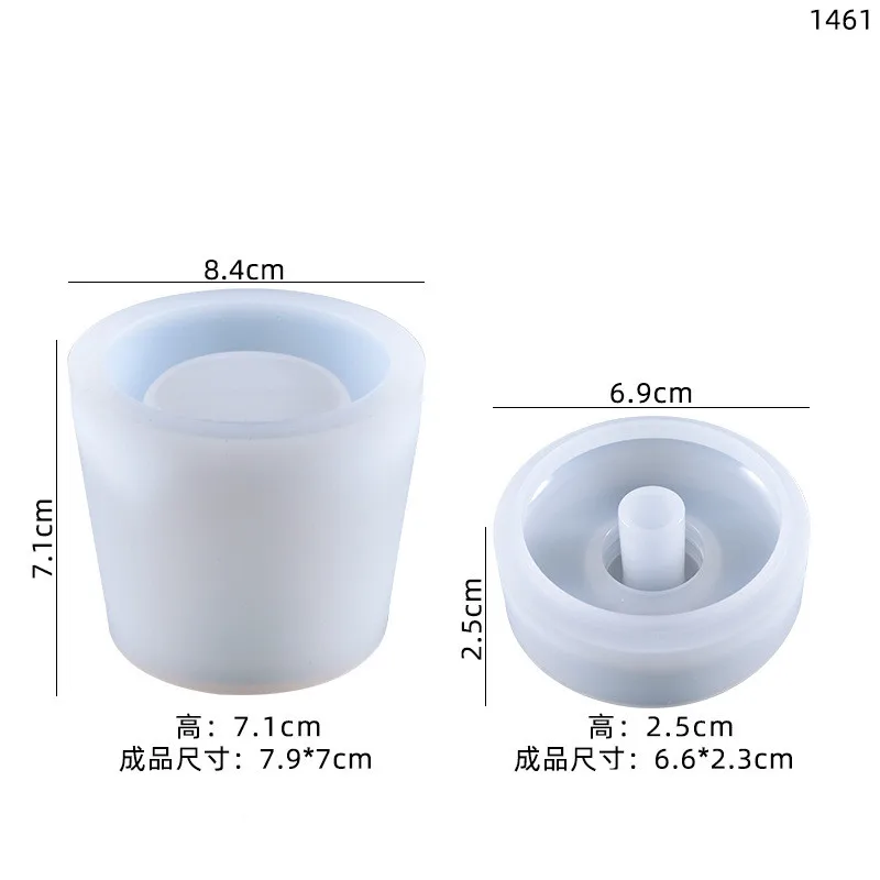 Multiple Shape Large Jar Mold with Pump Storage Lotion Dispensers Resin Silicone Molds for Kitchen Bathroom Soap Dispenser Mold