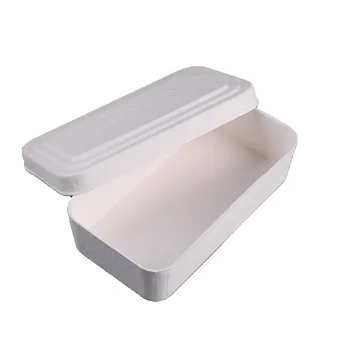 Customized 100% Biodegradable Bagasse paper Pulp Luxury Paperbox Elegant Packaging for Clothes Silk Scarf Shoes Gifts