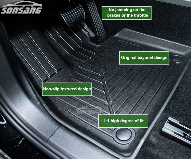 Коврики SONSANG TPE для Toyota Corolla 2016 2017 2018 аксессуары водонепроницаемый Всепогодный автомобильный коврик