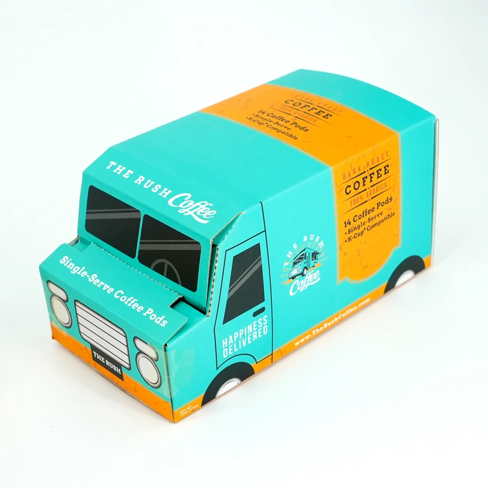 Custom Logo Size Corrugated Cartoon Matte Car Shipping Gift Box Colorful Packaging Car Paper Gift Box for Gift Packaging