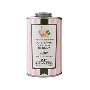 Garlic-Flavored Extra Virgin Olive Oil 12 Cans Per Box 250 ml Cans Premium QualityTurning Tool