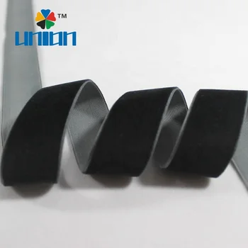 Wholesale High Quality 1 inch black double faced Velvet Ribbon