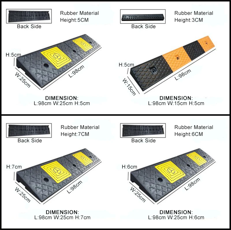 rubber speed hump