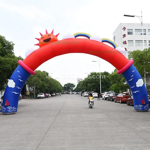 类型 广告充气拱门 尺寸 3-8mh 材料 190d涂层尼龙 oem 欢迎 颜色