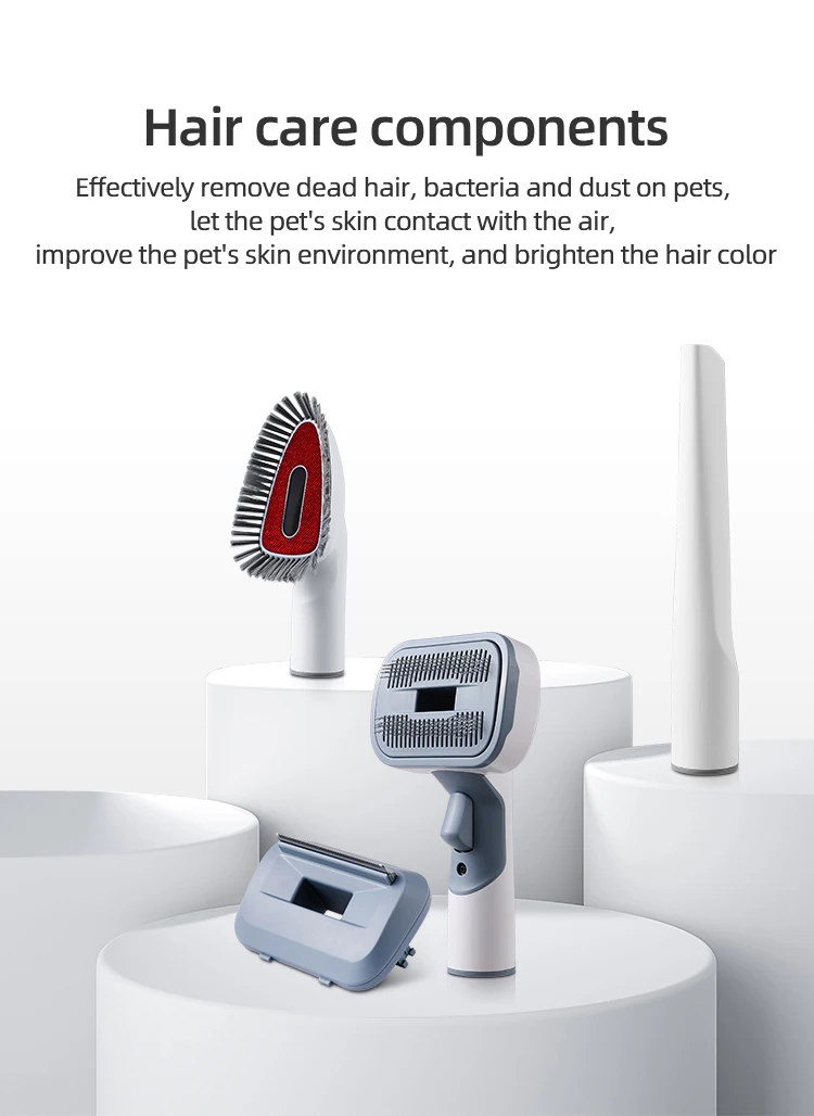 Factory Wholesale Pet Grooming Kit 5 In 1 Vacuum Brush Electric Vacuum
