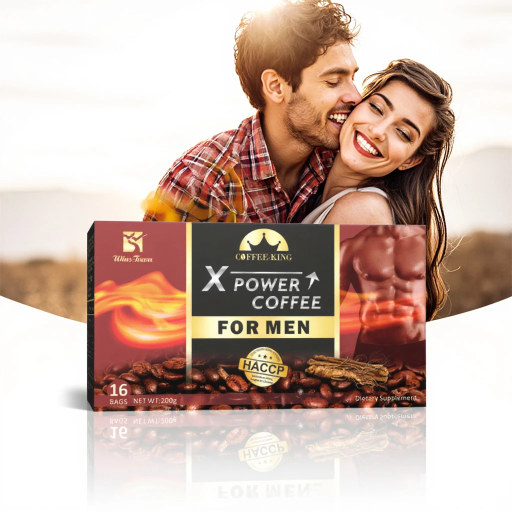 Bigger Man X Power Sugar-Free Coffee for Men's Health