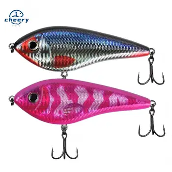 CHEERY Fishing Tackle Pike Live Bait Stainless Steel 12 cm 61 g Slow-Sinking Minnow Accepts Cross-Border E-Commerce – Minnow – view 2