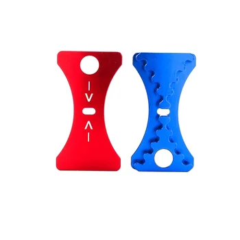 CNC Machined Colorful Small Parts - Red & Blue Aluminum Alloy Mini Tools  Precision-Made Multipurpose Metal Accessories