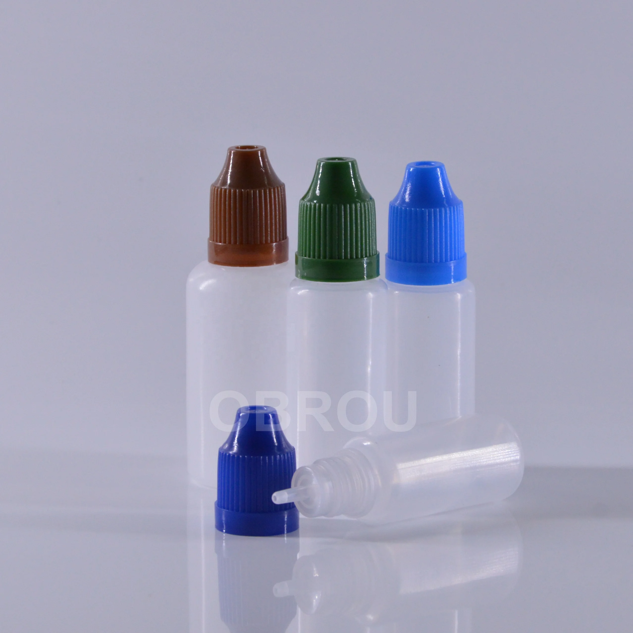 Squeezable Eye Drop Liquid Container 5ml 10ml Empty Plastic Dropper Bottle
