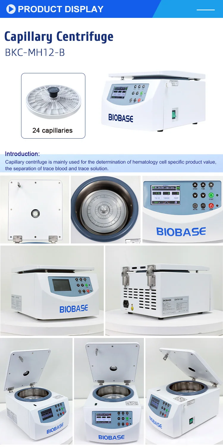 Biobase China Capillary Centrifuge Bkc-mh12-b With Steel Structure And ...