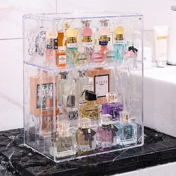 香水まとめ 箱入り Multifunctional Clear Acrylic Storage Boxes With Lids - Oem Available