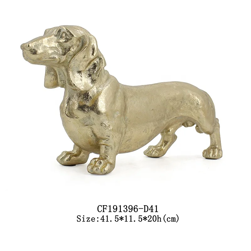 wholesale resin molds dogs resin dog statue for home decoration