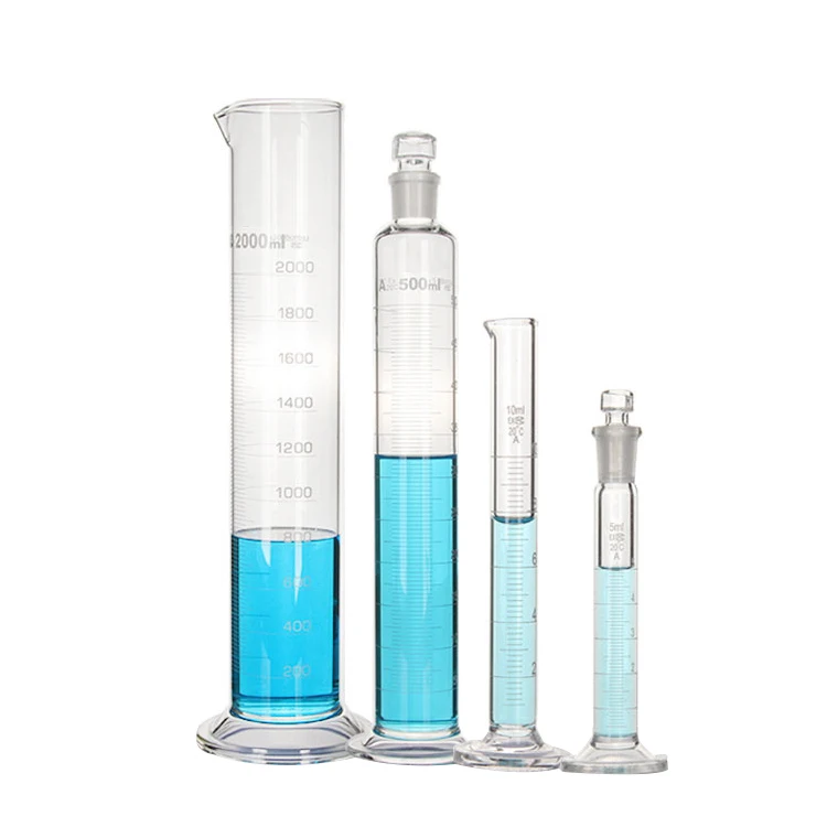 Maihun Lab Glassware 250ml 500ml 1000ml Graduated Borosilicate Glass Measuring Cylinder
