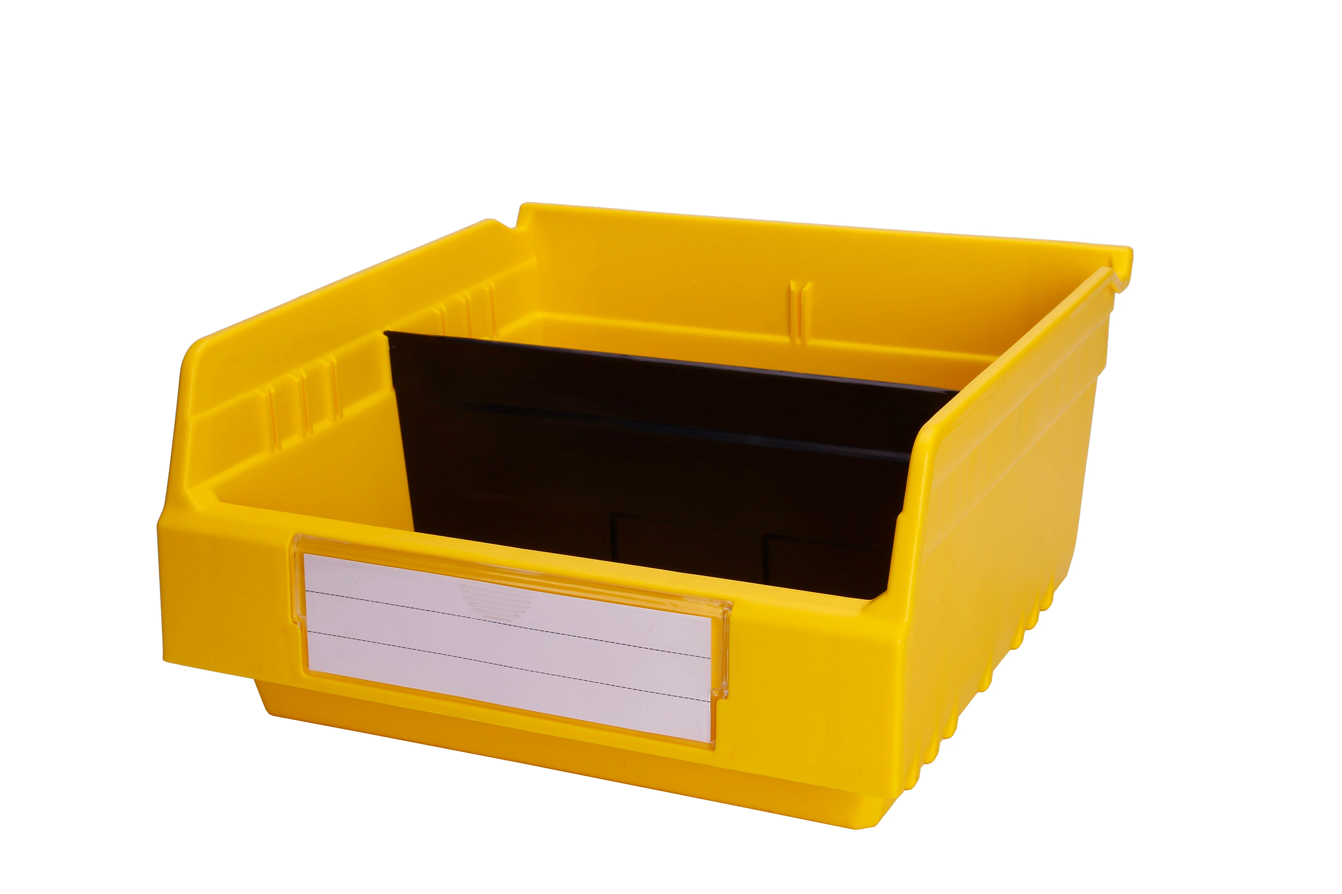 Shelf Bin With Dividers For Medicine Rack System Storage Shelf Bin