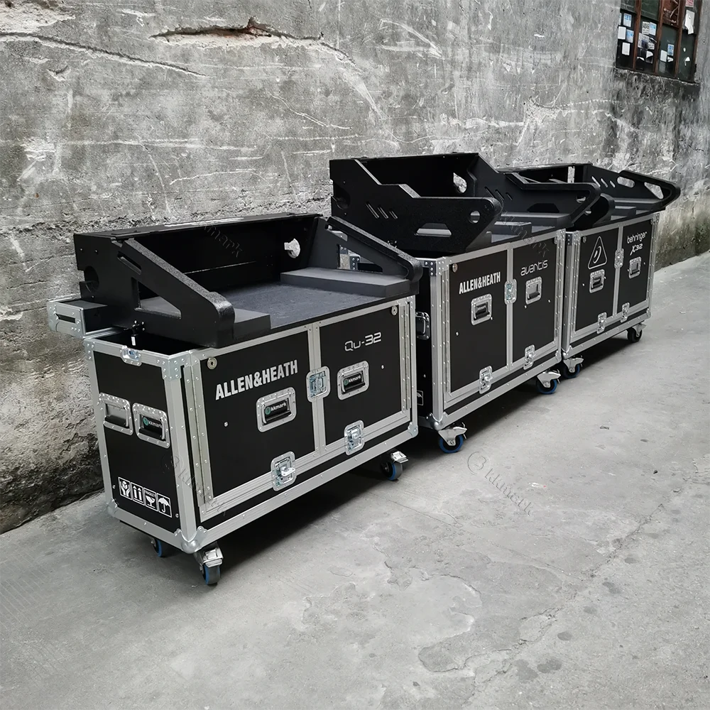 Kkmark Mixer Lighting Controller Flip Hydraulic Flight Cases for Allen ...
